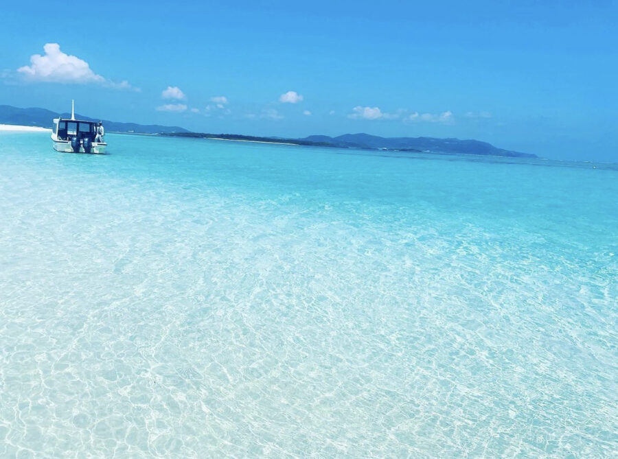 【久米島】☆即時確約☆一度は行くべき絶景『はての浜』上陸ツアー＜嬉しい送迎付き＞シュノーケルセット無料貸出はここだけ♪楽しみ方は自由自在☆（No.801）