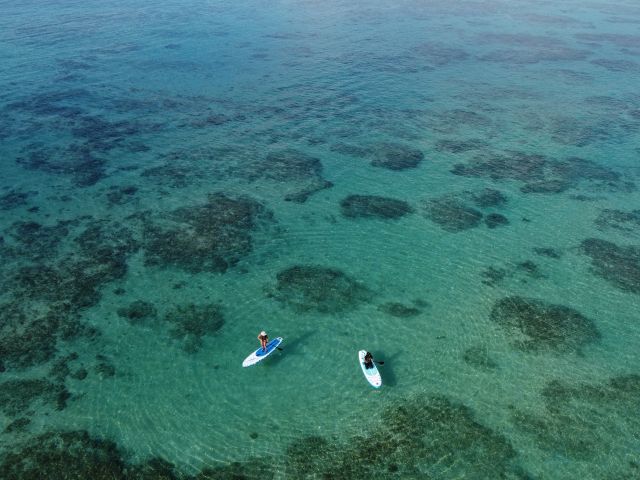 透明な海で楽しむ久米島のSUPツアー