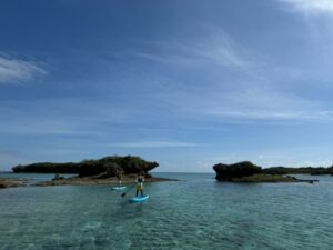 久米島での楽しいSUP体験