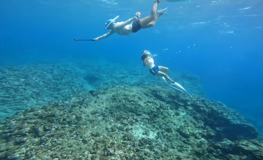【久米島/4時間】贅沢貸切プラン☆大人気はての浜で絶景シュノーケリング《GoPro写真データプレゼント・1歳から参加OK・手ぶらOK》柔軟対応◎自分たちのペースで♪（No.837）