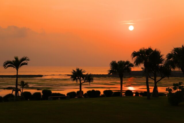 サンセット　夕日