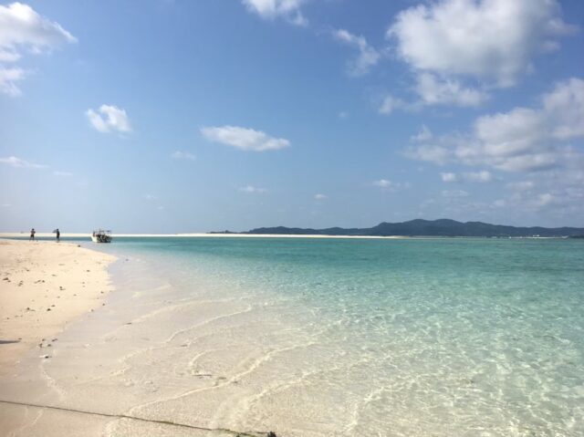久米島空港から行くはての浜