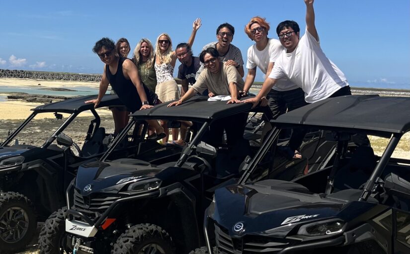 久米島　バギーツアー　バギー