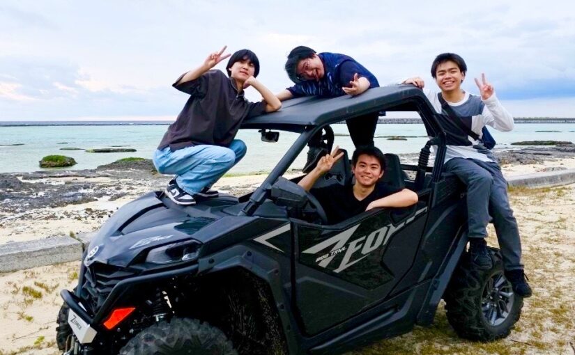 久米島　バギーツアー　バギー