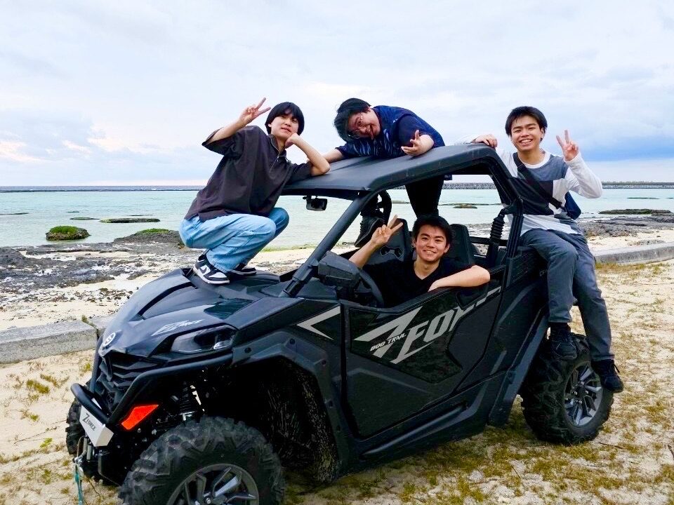 【久米島/1時間】迫力満点！大型バギーで大自然を駆け抜ける爽快感☆初心者OK☆ショートプランで豪快走行！《要普通免許・雨の日もOK・GoPro写真データプレゼント》（No.838）