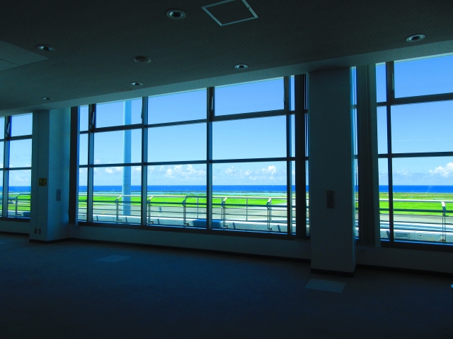 久米島空港　ロビー